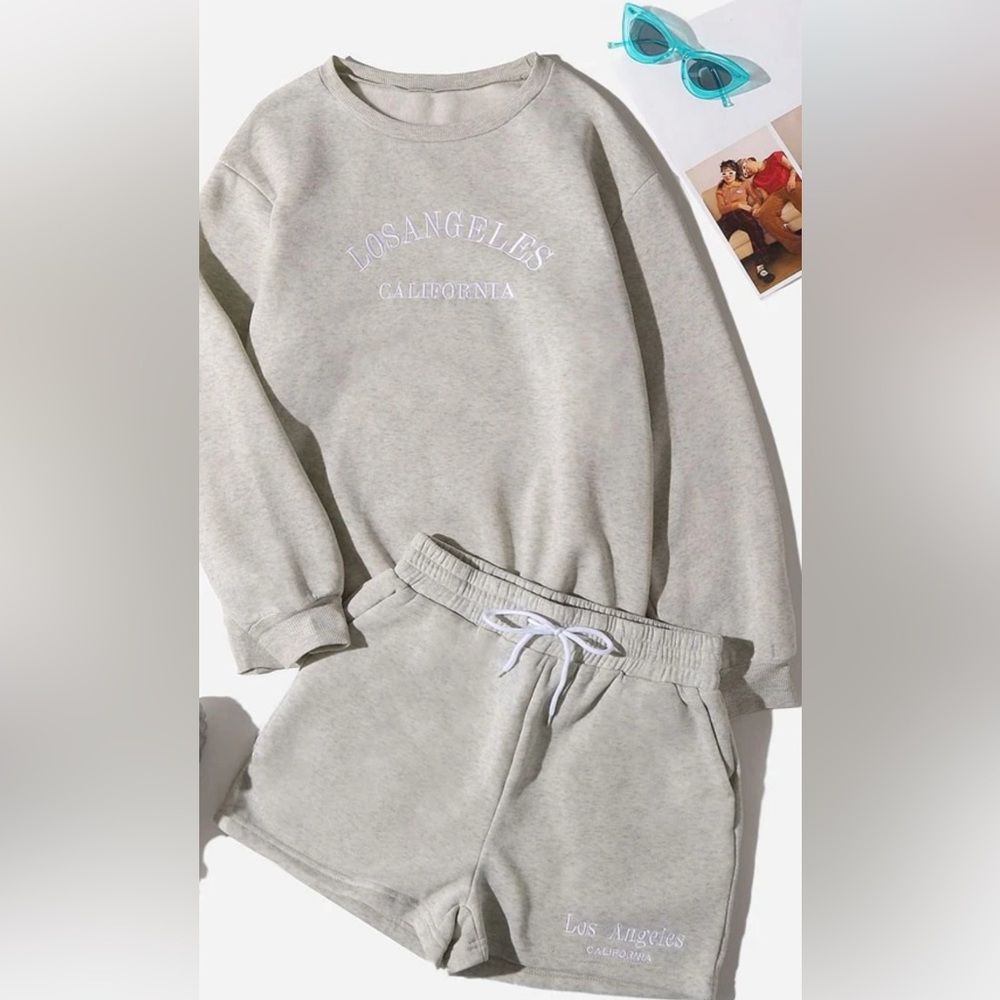 2 piece comfy set and very cute for any occasion